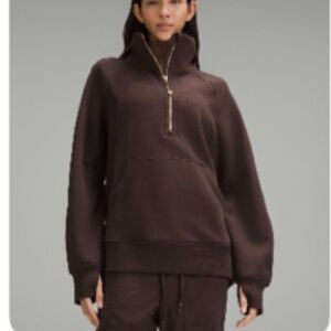 Lululemon Scuba oversized Funnel Neck half zip size M/L